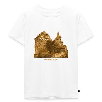 Wenzelburg Castle Lauf Pegnitz Franconia Bavaria - Kids Premium Organic T-Shirt - white - Front - Hailey (125cm)