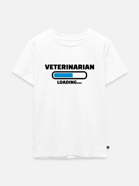 Tierarzt - Kinder Premium Bio T-Shirt - Weiß