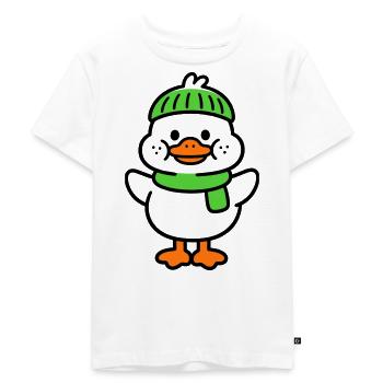 duckling - Kids Premium Organic T-Shirt - white - Front - Hailey (125cm)