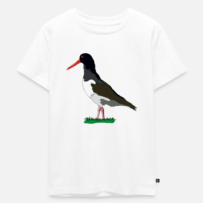 Austernfischer - Kinder Premium Bio T-Shirt - Weiß