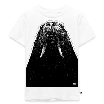Dessin de morse - T-shirt Premium bio Enfant - blanc - Devant - Hailey (125cm)