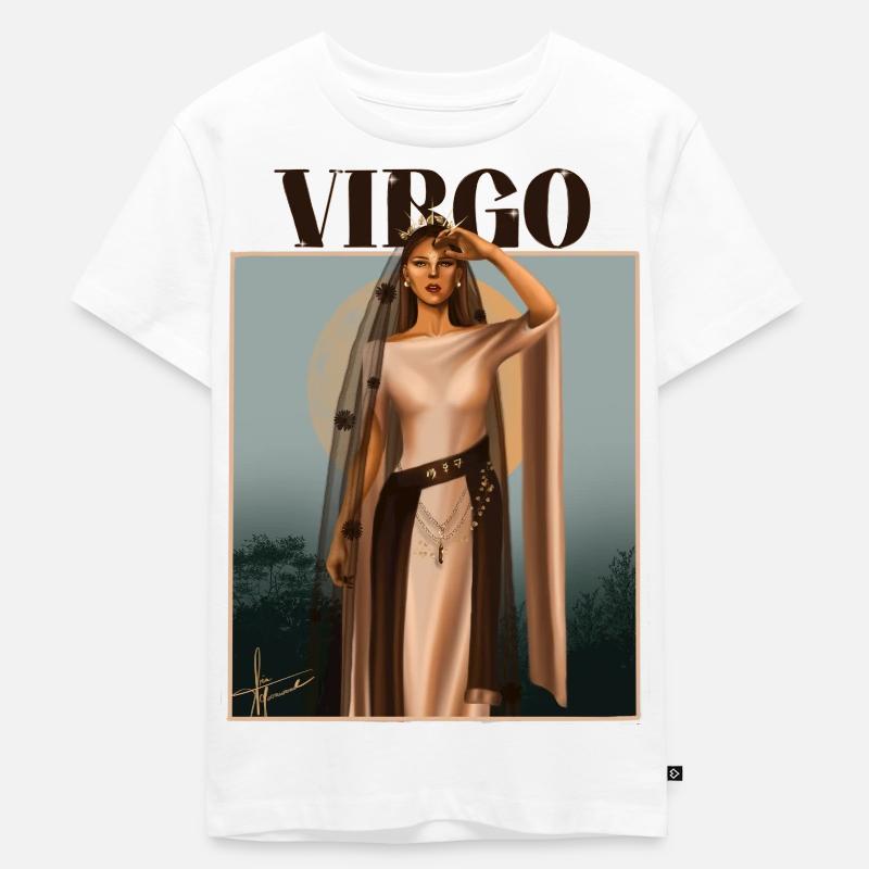 Virgo - Kinder Premium Bio T-Shirt - Weiß