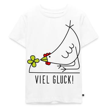 Bonne chance - T-shirt Premium bio Enfant - blanc - Devant - Hailey (125cm)