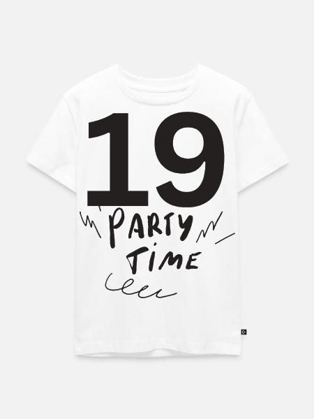 19 - Kinder Premium Bio T-Shirt - Weiß