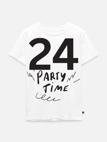 24 - Kinder Premium Bio T-Shirt - Weiß