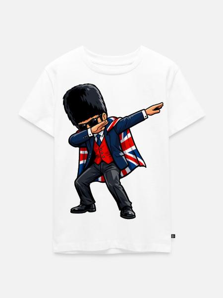 Dabbing Brite - Kinder Premium Bio T-Shirt - Weiß