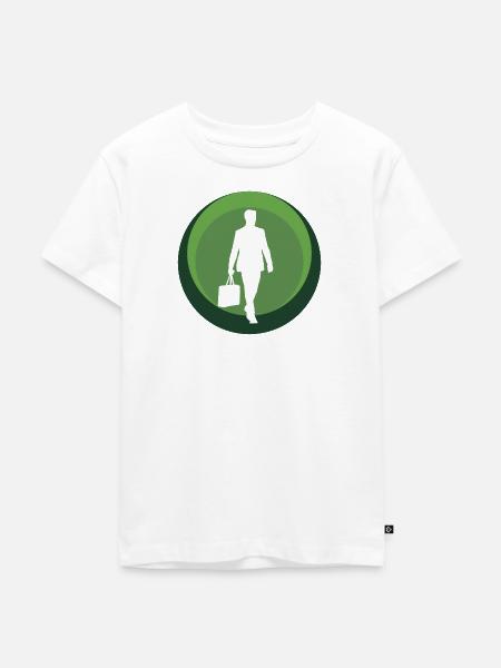 Banking Banking Bänker - Kinder Premium Bio T-Shirt - Weiß