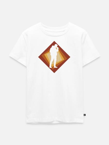 Beatbox Djing Djing - Kinder Premium Bio T-Shirt - Weiß