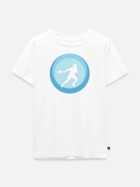 Squashschläger Squash Squash - Kinder Premium Bio T-Shirt - Weiß