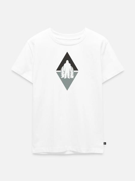 Yeti Bigfoot Bigfoot - Kinder Premium Bio T-Shirt - Weiß