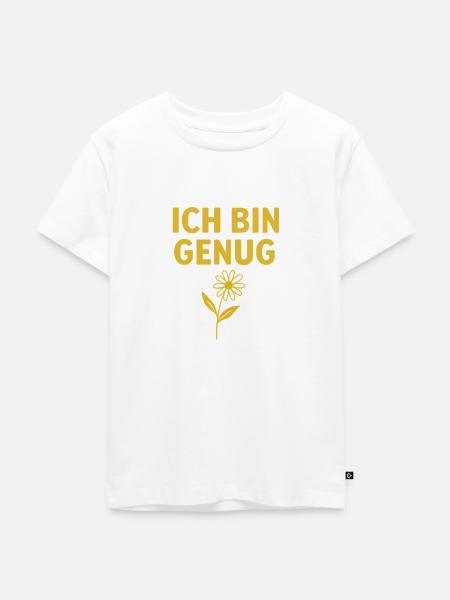 Selbstfürsorge - Kinder Premium Bio T-Shirt - Weiß