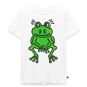 Drôle de grenouille - Prince Dream Prince Love - T-shirt Premium bio Enfant - blanc - Devant - Hailey (125cm)