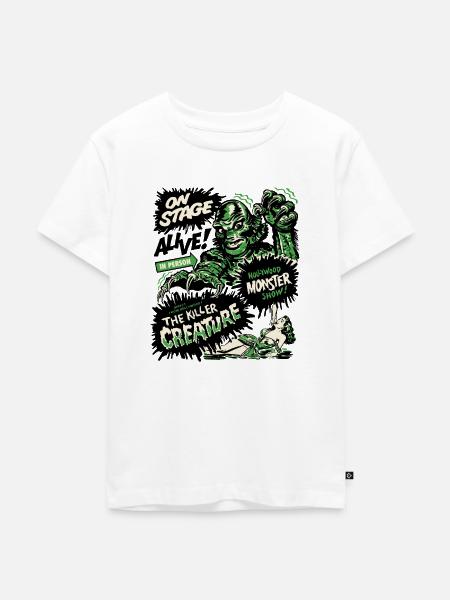 The Killer Creature Hollywood Show - Kinder Premium Bio T-Shirt - Weiß