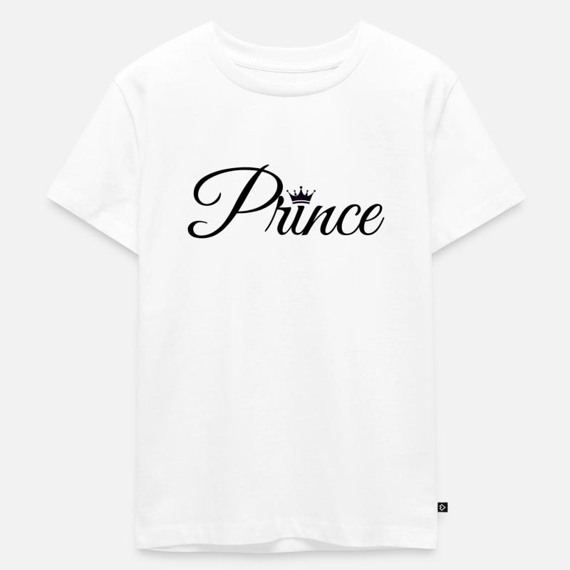 Prinz - Kinder Premium Bio T-Shirt - Weiß