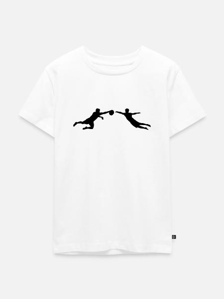 Ultimate Frisbee men - Kinder Premium Bio T-Shirt - Weiß