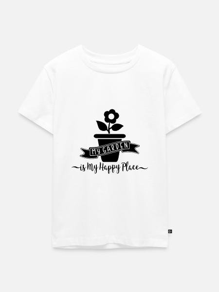 My Garden - Kinder Premium Bio T-Shirt - Weiß