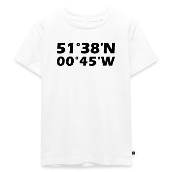 Coordonnées de High Wycombe - T-shirt Premium bio Enfant - blanc - Devant - Hailey (125cm)