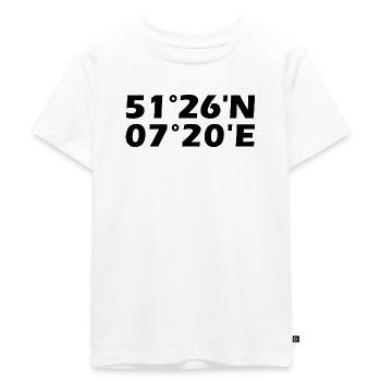 Witten coordinates - Kids Premium Organic T-Shirt - white - Front - Hailey (125cm)