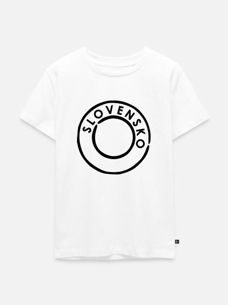 Slowenien - Kinder Premium Bio T-Shirt - Weiß