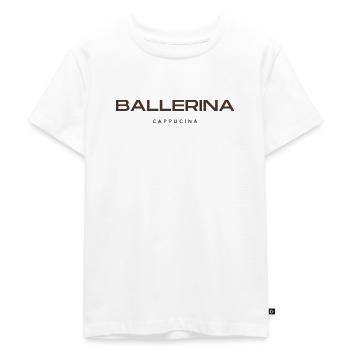 Ballerina Cappucina - Kinder Premium Bio T-Shirt - Weiß - Vorne - Hailey (125cm)