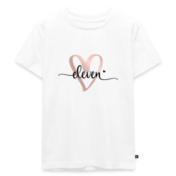 11th Birthday 11 Years Old Hello Eleven Est 2012 - Kinder Premium Bio T-Shirt - Weiß - Vorne - Hailey (125cm)