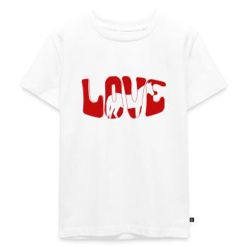 AIMER LES CHEVAUX - T-shirt Premium bio Enfant - blanc - Devant - Hailey (125cm)