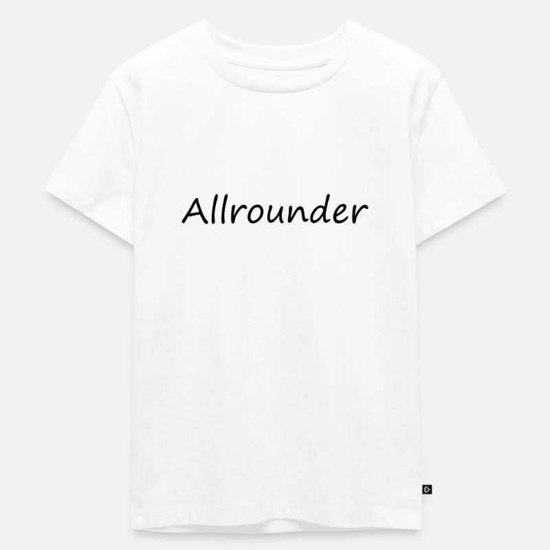 Allrounder - Kinder Premium Bio T-Shirt - Weiß