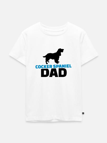 Cocker Spaniel - Kinder Premium Bio T-Shirt - Weiß