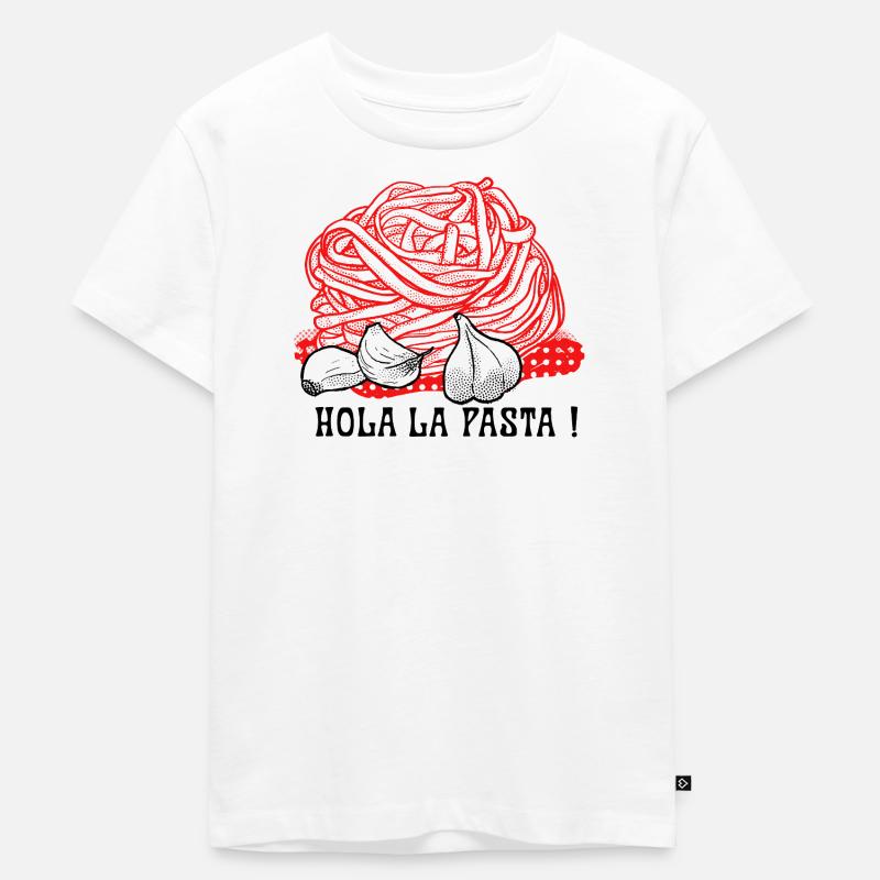 Hola La Pasta - T-shirt Premium bio Enfant - blanc