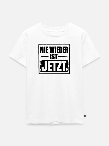 #niewieder - Kinder Premium Bio T-Shirt - Weiß