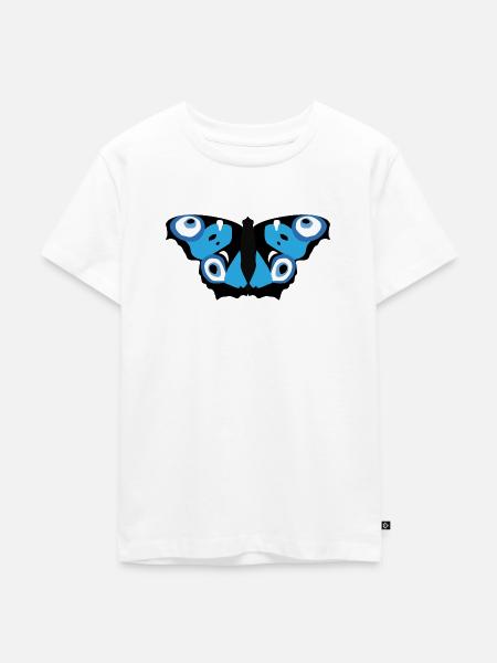 Nazar Schmetterling - Kinder Premium Bio T-Shirt - Weiß