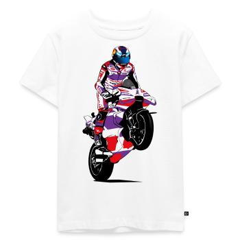 Moto Racing - Superbike - T-shirt Premium bio Enfant - blanc - Devant - Hailey (125cm)