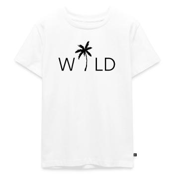 Wild - Kinder Premium Bio T-Shirt - Weiß - Vorne - Hailey (125cm)