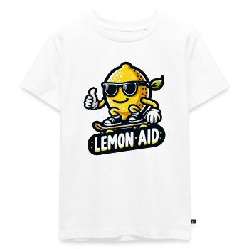 Lemon Aid - Kids Premium Organic T-Shirt - white - Front - Hailey (125cm)