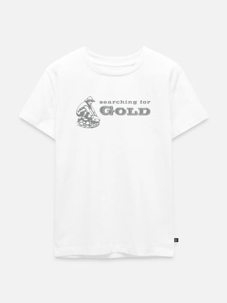 Goldschürfer / gold digger 3 - Kinder Premium Bio T-Shirt - Weiß