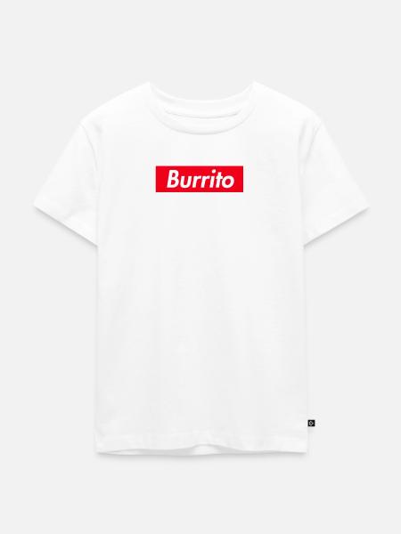 Burrito - Kinder Premium Bio T-Shirt - Weiß