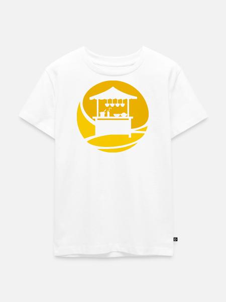 Imbisswagen lecker - Kinder Premium Bio T-Shirt - Weiß
