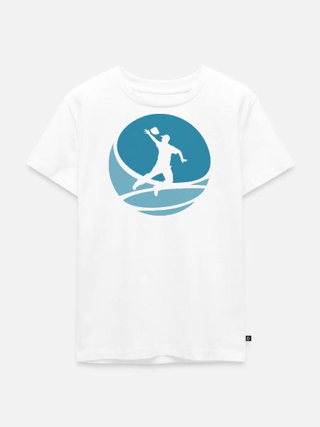 Cornhole Säcke - Kinder Premium Bio T-Shirt - Weiß