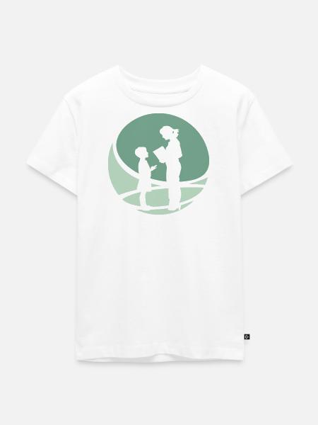 Grundschule Abi - Kinder Premium Bio T-Shirt - Weiß