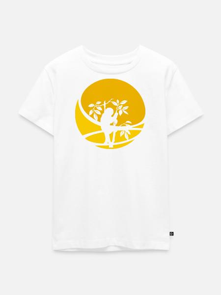 Faultier Rest Schlafen - Kinder Premium Bio T-Shirt - Weiß