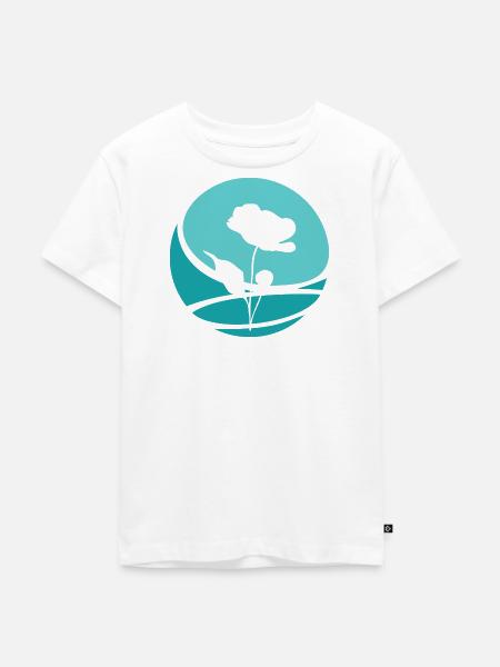 Floristik Garten - Kinder Premium Bio T-Shirt - Weiß