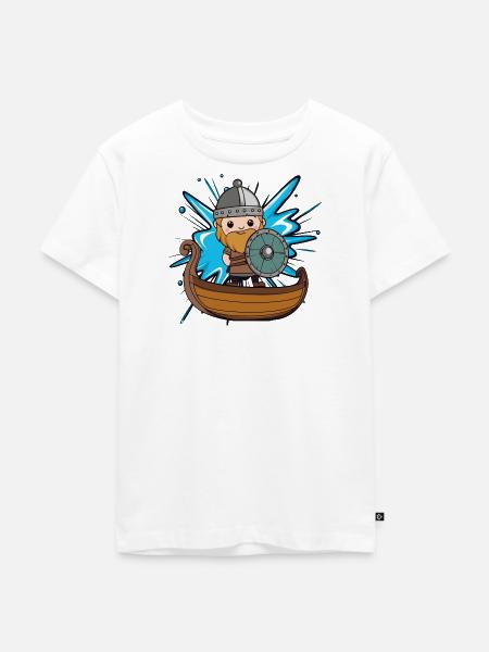 Wikinger Germanen celtic - Kinder Premium Bio T-Shirt - Weiß