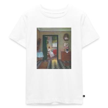 Im Sonnenschein - Kinder Premium Bio T-Shirt - Weiß - Vorne - Hailey (125cm)
