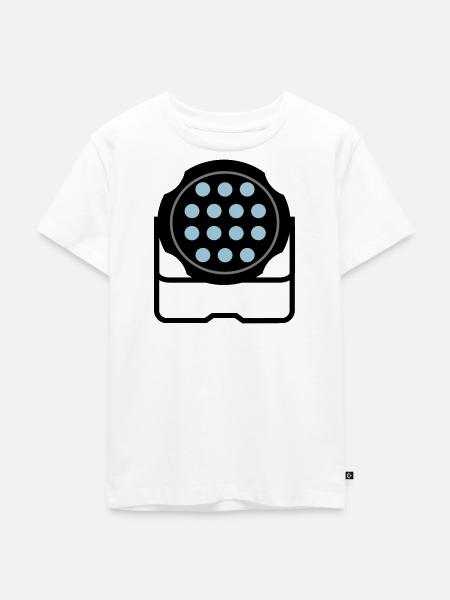 Scheinwerfer4 - Kinder Premium Bio T-Shirt - Weiß