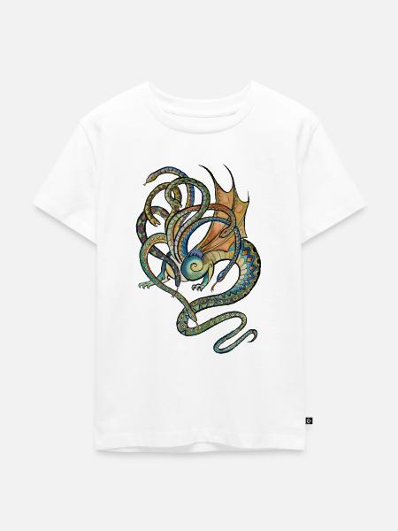 hydra - Kinder Premium Bio T-Shirt - Weiß