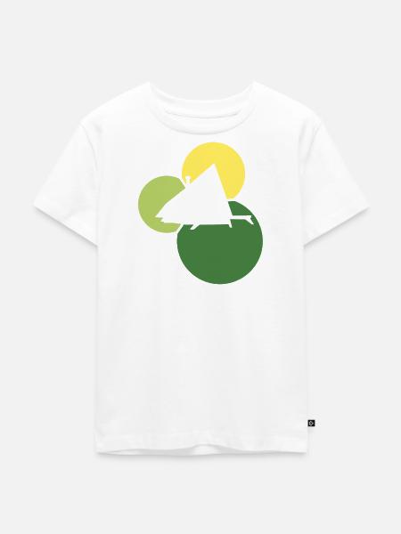 Camping Camping Modern - Kinder Premium Bio T-Shirt - Weiß