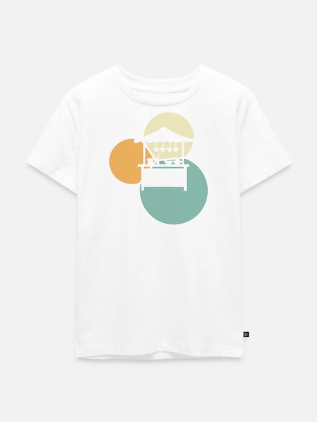 Imbiss lecker - Kinder Premium Bio T-Shirt - Weiß