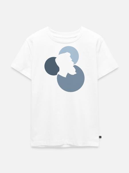 Gesichtsbehaarung Bart - Kinder Premium Bio T-Shirt - Weiß