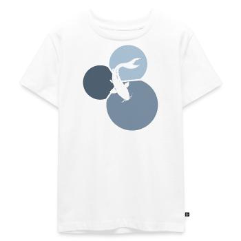 Koi Fish Fish Head - Kids Premium Organic T-Shirt - white - Front - Hailey (125cm)