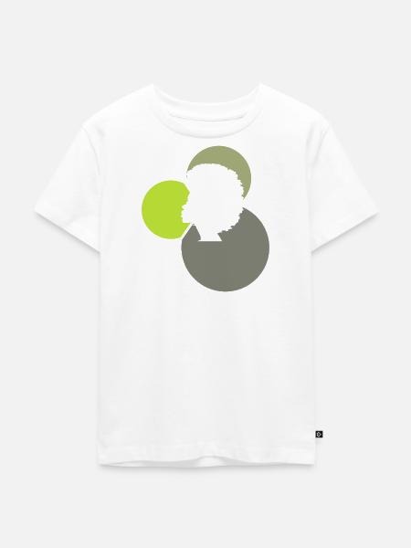 Funky Groove Afro - Kinder Premium Bio T-Shirt - Weiß